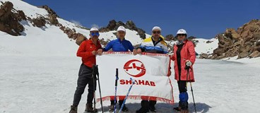 صعود پرسنل شركت شهاب به قله سبلان